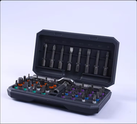 Kit de tournevis à cliquet de précision 24-en-1, embouts magnétiques en acier à haute teneur en carbone, poignée à cliquet détachable, étui rigide, personnalisable OEM