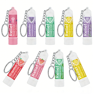 Inhalador Nasal de Eucalipto con LOGO Personalizado y Llavero, Alivio Portátil para la Tos, Resfriado y Congestión, Refrescante - Product Image 2