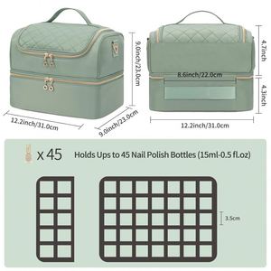 Estuche de Maquillaje Personalizado con Ruedas, Multicapa, Tipo Trolley, para Artistas Profesionales, con Muestra Gratis - Product Image 2