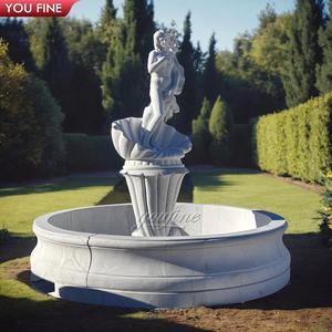 Personalizada hermosa piedra natural tallada a mano mármol <span class=keywords><strong>Sexy</strong></span> chica fuente de agua para la venta - Product Image 6