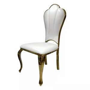 Mesa de comedor de mármol con base de tulipán de acero inoxidable, acabado dorado, estilo lujoso y glamuroso, para restaurante, café, 8 asientos - Product Image 5