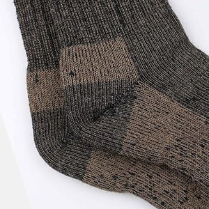 Chaussettes épaisses en laine d'alpaga avec logo personnalisé Chaussettes de sport pour hommes et femmes - Product Image 3