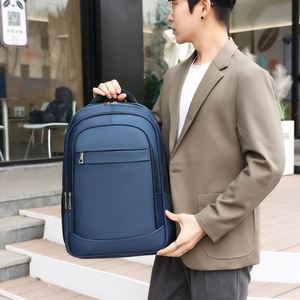 Mochila para portátil resistente al agua con logotipo Oxford grande y ligera, multifuncional para viajes, escuela, cierre de cremallera, poliéster personalizado - Product Image 5