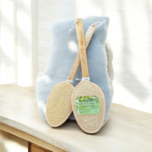 Esponja Natural de Lufa para Espalda, Exfolia y Limpia Profundamente el Cuerpo, Especialmente la Zona de la Espalda (Mango Plano, 45cm) Precio Competitivo - Product Image 2