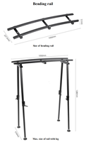 Rel Kamera Lengkung dari Paduan Aluminium untuk Greenbull XT5 Smart Pro+