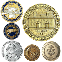 Pièce de monnaie en cuivre personnalisée de 1 oz avec estampage d'usine en relief 3D, souvenirs commémoratifs, pièces de collection en cuivre personnalisées