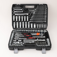 Juego de Herramientas Nuevo de Alta Calidad, 151 Piezas, Acabado Mate Níquel Perlado, Personalizable para Mecánica, Hogar, Reparación de Autos, Motocicletas y Bicicletas, Juego de Herramientas OEM