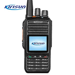 DMR IP67 עמיד למים Kirisun DP580 GPS הקלטה דיגיטלית ואנלוגית מכשיר קשר UHF 400-470MHz חיי סוללה ארוכים רדיו דו כיווני