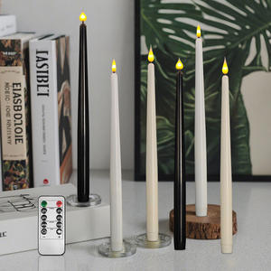 Candela Elettrica <span class=keywords><strong>LED</strong></span> a Batteria con Fiamma Tremolante 3D Realistica per Decorazioni Casa e Matrimoni - Product Image 4