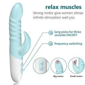 Juguetes Sexuales para Adultos MELO, Vibrador Dildo, Juguete Sexual de Doble Varilla, Vibrador Conejo para Masturbación, Utensilios Sexuales para Adultos, Vibrador para Mujeres - Product Image 5