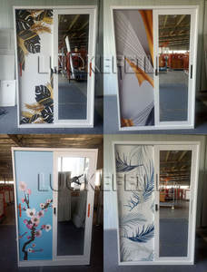 خزانة ملابس فولاذية للغرفة، دولاب حديدي ببابين، خزانة ملابس معدنية بأبواب منزلقة مع مرآة - Product Image 6