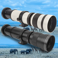 Objectif Protrail 420-800 mm F8.3 pour appareil photo, objectif à mise au point manuelle, pour Canon ou Nikon