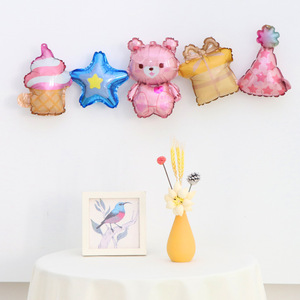 BLN ลูกโป่งฟอยล์รูปดาวเดี่ยวดีไซน์เป็ดพร้อมถุงบรรจุฮีเลียม ของตกแต่งงานปาร์ตี้ฉลองทารก ของขวัญ ของเล่น 97x28 ซม. สำหรับทุกเพศ - Product Image 4