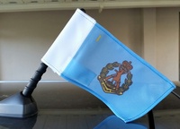 Drapeaux de publicité suspendus en Polyester imprimés sur mesure pour antenne de voiture