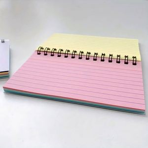 Colorful Spiral A3 Leather Address <b>Book</b> Tear-off Simple Portable Student Diary - Product Image 4