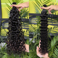 Extensions de cheveux humains vierges vietnamiens à double trame invisible, pointe en K, lisses, avec trame plate, à chute minimale et sans nœuds