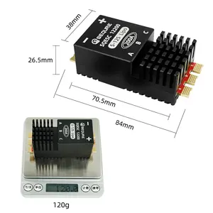 Pengendali kecepatan elektronik, pengendali kecepatan Motor tanpa sikat ESC untuk Drone, Multicopter, kendaraan RC, 200A 5-12s 6S 12S