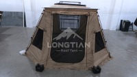 Abacon de protection trapézoïdal pour coin de pièce, avec déflecteur d'angle SBS, résistant au froid, maille intégrale périmétrique, multi-contraintes, OEM