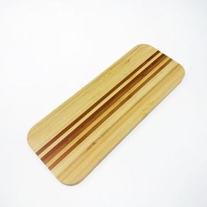 Bamboo Rectangular <b>Tea</b> <b>Tray</b> 30x11.8x1.5cm Striped Serving <b>Tray</b> For Household Use - Product Image 2