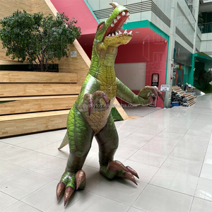 Costume Unisexe de <span class=keywords><strong>Dinosaure</strong></span> T-Rex pour Adulte et Adulte, en Stock, Taille XL, pour Fête de Noël, Mascotte pour <span class=keywords><strong>Homme</strong></span> - Product Image 2