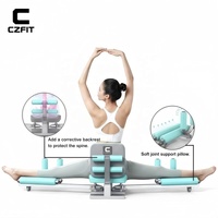 Écarteur de jambes pliable en aluminium avec support lombaire, réglable de 0 à 240 degrés, machine d'entraînement de flexibilité pour la maison et le yoga