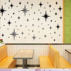Miroir réfléchissant en acrylique 3D populaire, décoration murale pour chambre d'enfant, autocollant mural imperméable auto-adhésif - Product Image 6