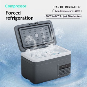 MG9 Mini Car <strong>Fridge</strong> Compressor Excellent 12V/24V Plastic Freezers for Wholesale Mini Cosmetic Skincare Skincare Refrigeration - Product Image 3