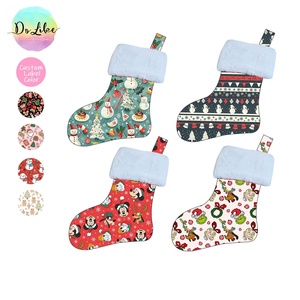 Chaussettes <span class=keywords><strong>de</strong></span> Noël personnalisées en fourrure, chaussettes en bambou pour bébé, chaussettes Mickey, décoration <span class=keywords><strong>de</strong></span> Noël, <span class=keywords><strong>cadeau</strong></span> - Product Image 5