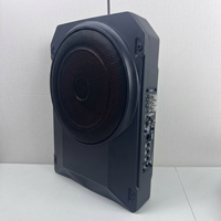 Haut-parleur de voiture, caisson de basses alimenté de 10 pouces, 230W, mince, sous le siège, OEM ODM, logo personnalisé, marque privée, vente en gros, 12V