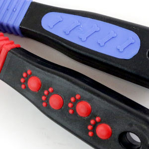 Peine de Acero Inoxidable con Mango Ergonómico de Plástico, de una Sola Cara, 20*2.9cm, con Mango en G, para Productos de Aseo de Mascotas - Product Image 4