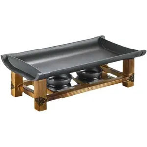 Plat à rôtir multifonctionnel en aluminium antiadhésif pour la cuisine à domicile et l'utilisation sur cuisinière à gaz - Product Image 5