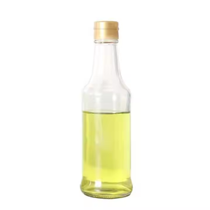 250ml 350ml 420ml 470ml 500ml 12oz 16 Contenedor de salsa de soja de vinagre clásico Botella de vidrio de aceite redonda vacía con tapa de plástico - Product Image 3