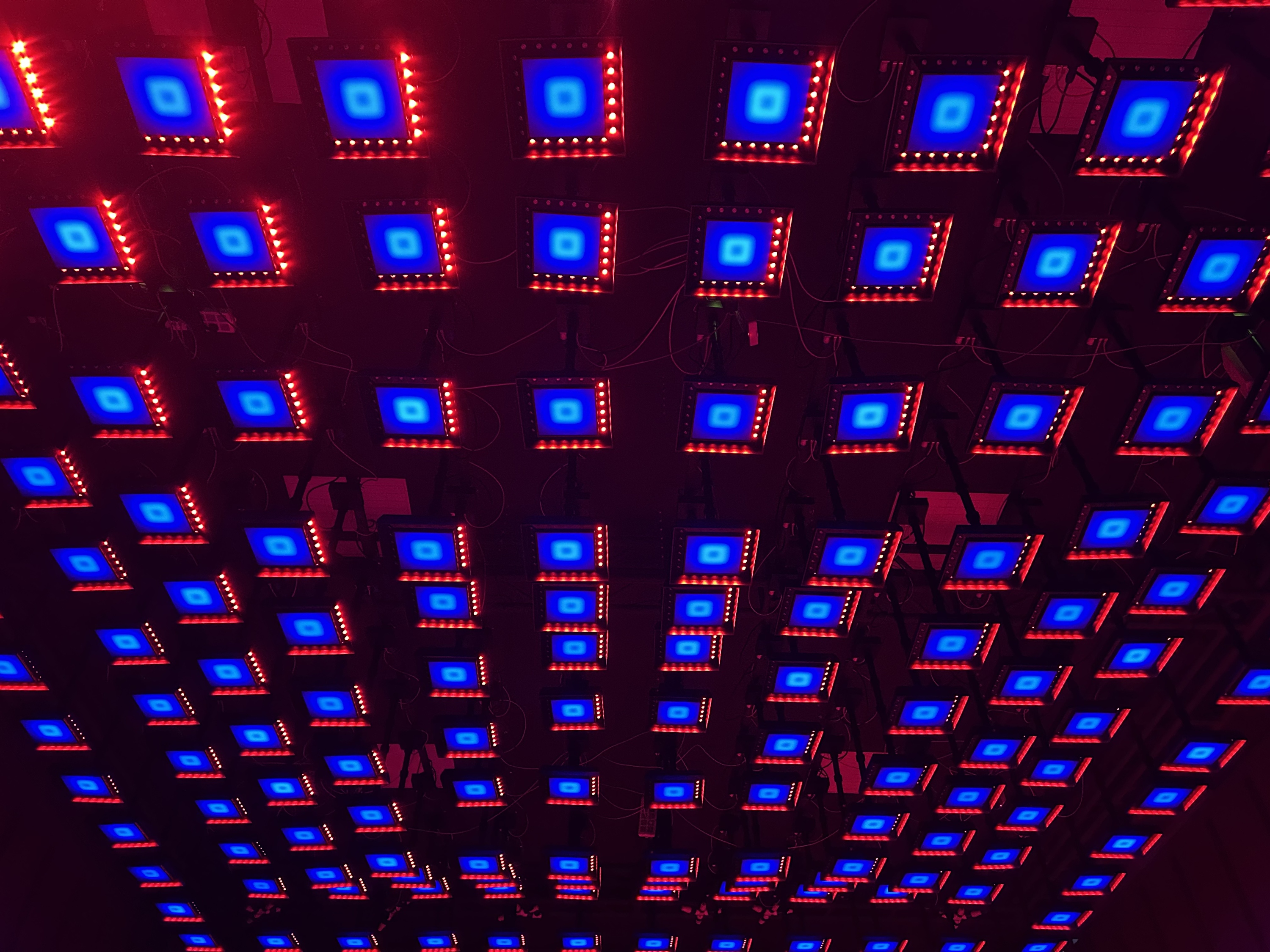 Led pixel matrix Panel Curtain pixel Wave Dj Light for Disco Night Club
