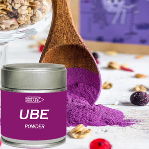 OEM özel etiket Superfood organik toz mor Yam Ube toz kaynağı özel etiketler 50g teneke kutu Ube Poudre tozu - Product Image 4