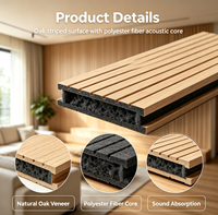 Panneaux muraux acoustiques en bois U+Better Wood, décoration intérieure