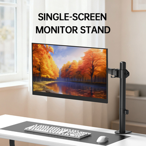 <span class=keywords><strong>Bras</strong></span> de moniteur unique réglable en hauteur, pivotant à 360 degrés, en acier allié noir, certifié CE, en stock <span class=keywords><strong>pour</strong></span> les <span class=keywords><strong>écran</strong></span>s <span class=keywords><strong>d</strong></span>'<span class=keywords><strong>ordinateur</strong></span> de 13 à 27 pouces - Product Image 2