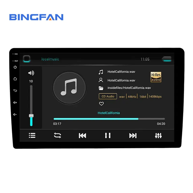 Radio con GPS para coche, sistema Android 10,0, 8 núcleos, 4 + 64GB, 7 pulgadas, BT 5,0, DSP, Mirror Link