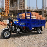 Motocyclette cargo à trois roues à carrosserie ouverte motorisée haute performance avec moteur 200cc refroidi par air 4 temps, forte capacité de charge