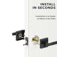 Poignée de porte intérieure robuste disponible en version intimité/ Passage pour maison, bureau, appartement
