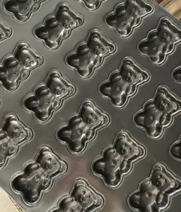 2024 Venta caliente personalizado aluminio acero oso Panda pastel pan Animal en forma de Cupcake moldes bandejas
