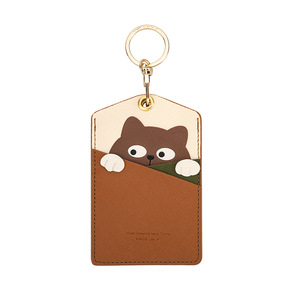 Llavero de dibujos animados Bamen Chongshe Hey, colgante creativo de cuero, tarjetero, pequeño regalo personalizado y lindo, sin impresión, de China. - Product Image 6