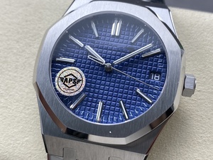 Reloj Mecánico de Lujo, Super Calidad, Resistente al Agua, 41mm, Fábrica APS, Movimiento 4302, 15510, Zafiro Resistente al Agua, Audemars, Azul - Product Image 3