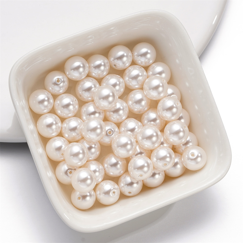 Perle d'imitation de haute qualité - blanc cassé