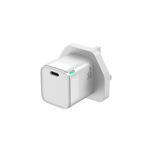 30 Wát <span class=keywords><strong>USB</strong></span> Loại <span class=keywords><strong>C</strong></span> PD sạ<span class=keywords><strong>c</strong></span> nhanh tường sạ<span class=keywords><strong>c</strong></span> cho <span class=keywords><strong>MacBook</strong></span> điện thoại thông minh máy tính bảng QC3.0 <span class=keywords><strong>USB</strong></span> <span class=keywords><strong>C</strong></span> Adapter gan chất liệu với OTP bảo vệ - Product Image 1