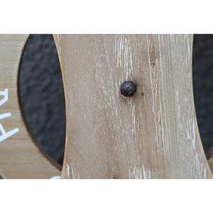 ไม้แบบชนบททรงกลมติดผนังแบบหมุนได้ตลอดปฏิทินบ้านไร่ป้ายปฏิทินไม้สำหรับตกแต่งบ้านและสำนักงาน - Product Image 4