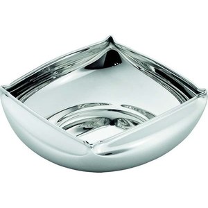 Ciotola Ginestra in Argento 925 117x30 mm Design Quadrato Moderno Piatto Decorativo - Product Image 1