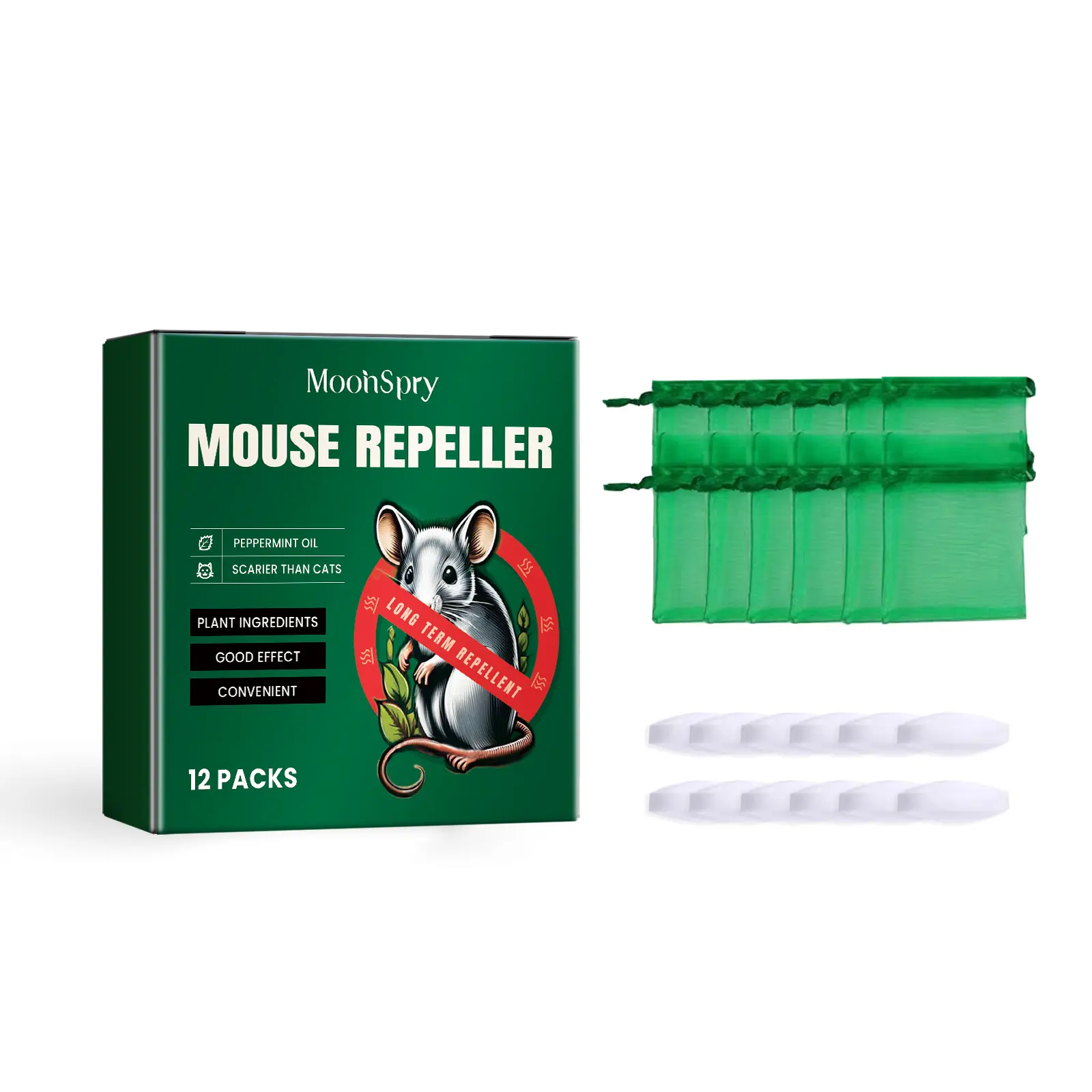 Bán buôn moonspry pha lê bóng rodent Repellent được sử dụng trong xe nhà bếp văn phòng kho