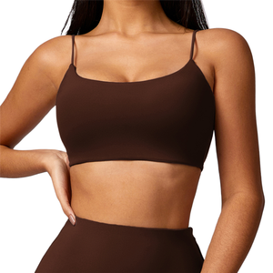 Sujetadores deportivos al por mayor para mujer, tops cortos personalizados para yoga y entrenamiento, sujetadores deportivos ajustables para fitness - Product Image 1