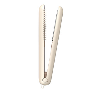 Ultrasonic Hair Straightener Wireless Usb Charging Tourmaline Ceramic Plate Portable Curling Iron For General Hair Type - Product Image 4