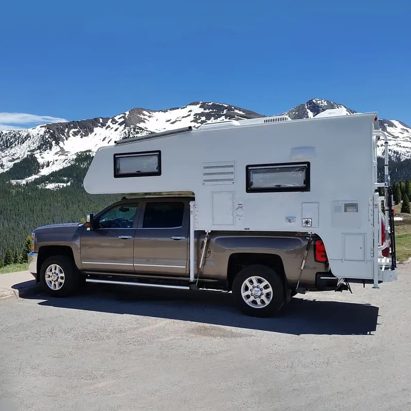 Ecocampor Standaard Expeditie Truck Bed Camper Voor Pick-Up Met Ac En Badkamer Te Koop